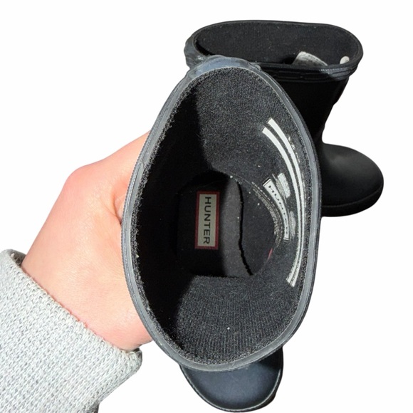 Hunter Toddler Boys Classic First Dark Gray Rain Boots Size 5 - Picture 4 of 9